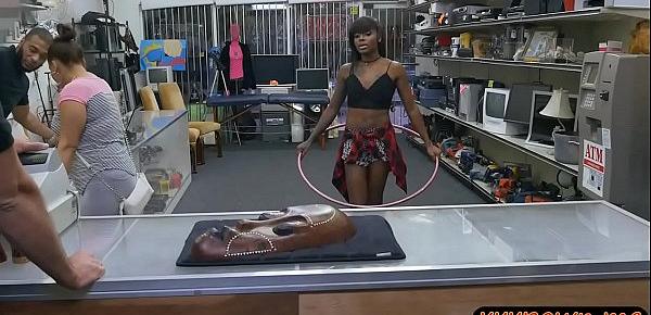  Ebony sells traditional mask and pumped